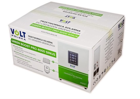 Przetwornica solarna VOLT POLSKA GREEN BOOST PRO 4000 SINUS (160-500VDC) Przetwornica solarna VOLT POLSKA GREEN BOOST PRO 4000 SINUS (160-500VDC)