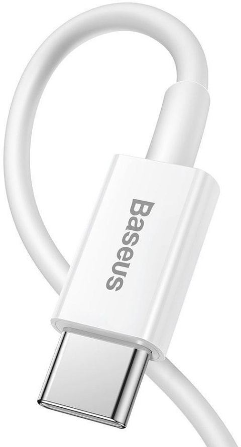 KABEL USB-C / Lightning iPhone Baseus Superior CATLYS-A02 1m 20W PD Quick Charging BIAŁY PREMIUM KABEL USB-C / Lightning iPhone Baseus Superior CATLYS-A02 1m 20W PD Quick Charging BIAŁY PREMIUM