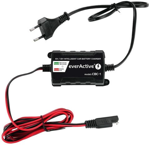 Ładowarka prostownik do akumulatorów 6V/12V everActive 14V/1A CBC-1 Ładowarka prostownik do akumulatorów 6V/12V everActive 14V/1A CBC-1