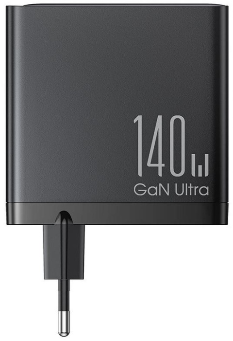 Ładowarka sieciowa Joyroom GaN Ultra JR-TCG05EU 140W PD 3.0 QC 3.0 3x USB-C 1x USB-A czarna + kabel Ładowarka sieciowa Joyroom GaN Ultra JR-TCG05EU 140W PD 3.0 QC 3.0 3x USB-C 1x USB-A czarna + kabel