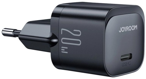 Mini ładowarka sieciowa Joyroom JR-TCF02 20W PD 3.0 QC 3.0 1x USB-C czarna Mini ładowarka sieciowa Joyroom JR-TCF02 20W PD 3.0 QC 3.0 1x USB-C czarna