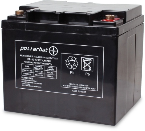 Akumulator PowerBat AGM 12V 40Ah Akumulator PowerBat AGM 12V 40Ah