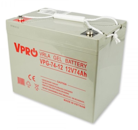 Akumulator Volt Polska GEL VPRO Solar 12V 74Ah Akumulator Volt Polska GEL VPRO Solar 12V 74Ah