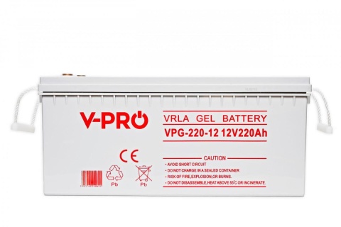 Akumulator Volt Polska Gel VPRO Solar 12V 220Ah Akumulator Volt Polska Gel VPRO Solar 12V 220Ah