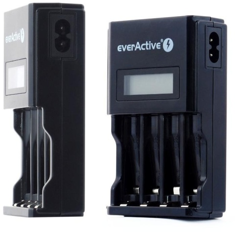 Ładowarka procesorowa do akumulatorków AA/AAA everActive NC-450 LCD Ładowarka procesorowa do akumulatorków AA/AAA everActive NC-450 LCD