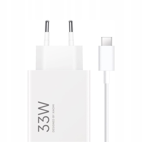 Ładowarka sieciowa Xiaomi 33W Charging Combo Ładowarka sieciowa Xiaomi 33W Charging Combo