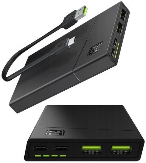 POWERBANK Green Cell PowerPlay10S 10000mAh SZYBKIE ŁADOWNIE ULTRA CHARGE POWERBANK Green Cell PowerPlay10S 10000mAh SZYBKIE ŁADOWNIE ULTRA CHARGE