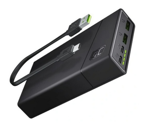 POWERBANK Green Cell PowerPlay20 20000mAh SZYBKIE ŁADOWANIE 2x USB Ultra Charge 2x USB-C POWERBANK Green Cell PowerPlay20 20000mAh SZYBKIE ŁADOWANIE 2x USB Ultra Charge 2x USB-C