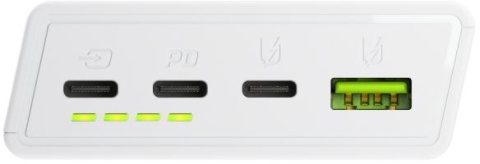 POWERBANK Green Cell PowerPlay20S 20000mAh PD 22,5W QC 3.0 3x USB-C BIAŁY POWERBANK Green Cell PowerPlay20S 20000mAh PD 22,5W QC 3.0 3x USB-C BIAŁY