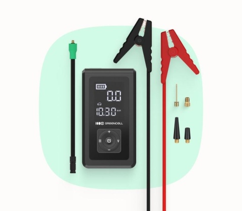POWERBANK ROZRUSZNIK KOMPRESOR Green Cell PowerBoost Air Car Jump Starter 8000mAh 1000A 150PSI POWERBANK ROZRUSZNIK KOMPRESOR Green Cell PowerBoost Air Car Jump Starter 8000mAh 1000A 150PSI