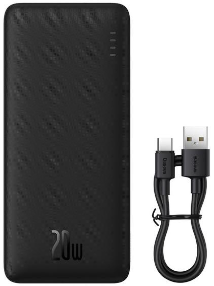 Powerbank Baseus Airpow P10022804113-00 20000mAh 20W PD QC 20W USB-A USB-C + kabel Powerbank Baseus Airpow P10022804113-00 20000mAh 20W PD QC 20W USB-A USB-C + kabel