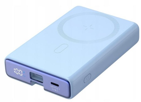 Powerbank Joyroom JR-PBM01 10000mAh 20W 1x USB-C 2x Lightning niebieski + kabel Powerbank Joyroom JR-PBM01 10000mAh 20W 1x USB-C 2x Lightning niebieski + kabel