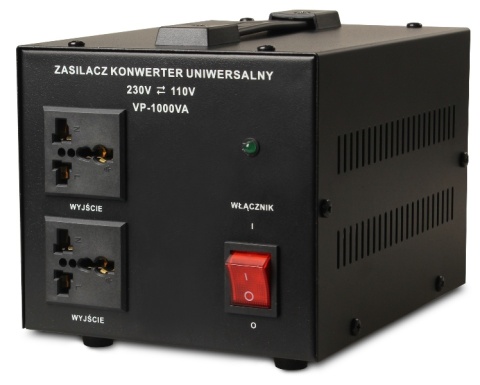 Transformator VOLT POLSKA 230V/110V 1000VA Transformator VOLT POLSKA 230V/110V 1000VA