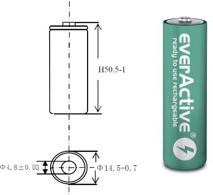 Akumulatorki AA / R06 Ni-MH everActive 1100mAh Infinity Line 3000 cykli (blister 4 szt.) Akumulatorki AA / R06 Ni-MH everActive 1100mAh Infinity Line 3000 cykli (blister 4 szt.)