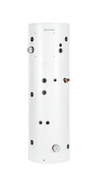 ROTENSO Zbiornik CWU ze stali nierdzewnej z buforem Thermos Twin Inox AQT300+90IX1 ROTENSO Zbiornik CWU ze stali nierdzewnej z buforem Thermos Twin Inox AQT300+90IX1