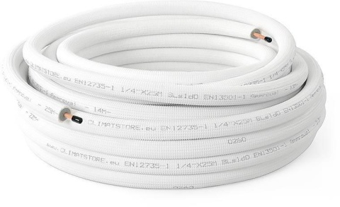 Rura Miedziana w otulinie 3/8 krąg 25 m Tivento Flex Rura Miedziana w otulinie 3/8 krąg 25 m Tivento Flex