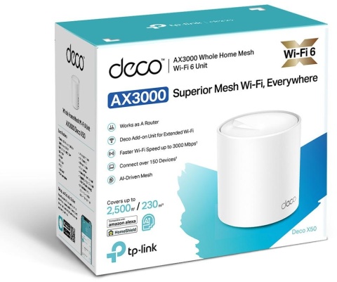 DOMOWY SYSTEM WI-FI MESH TP-LINK DECO X50(1-pack) DOMOWY SYSTEM WI-FI MESH TP-LINK DECO X50(1-pack)