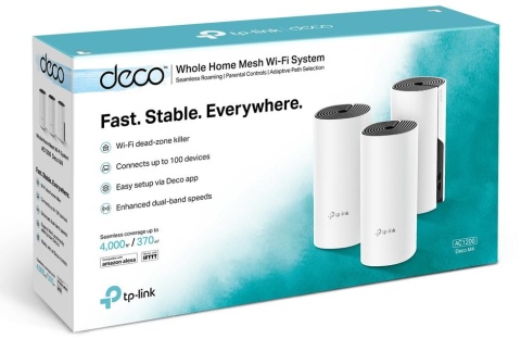 DOMOWY SYSTEM WI-FI MESH TP-LINK DECO M4 (3-pack) DOMOWY SYSTEM WI-FI MESH TP-LINK DECO M4 (3-pack)