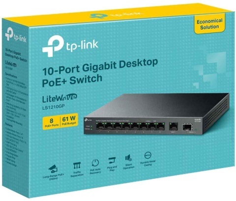 SWITCH TP-LINK LS1210GP SWITCH TP-LINK LS1210GP