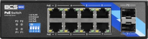 Switch PoE BCS BASIC BCS-B-ISP08G-2SFP Switch PoE BCS BASIC BCS-B-ISP08G-2SFP