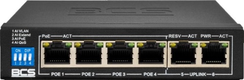 Switch PoE BCS BASIC BCS-B-SP04G02G Switch PoE BCS BASIC BCS-B-SP04G02G