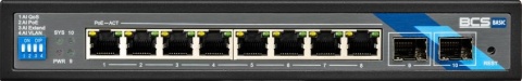 Switch PoE BCS BASIC BCS-B-SP08G-2SFP Switch PoE BCS BASIC BCS-B-SP08G-2SFP