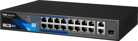 Switch PoE BCS BASIC BCS-B-SP1602G-1SFP Switch PoE BCS BASIC BCS-B-SP1602G-1SFP