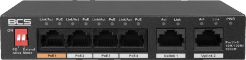 Switch PoE BCS LINE BCS-L-SP04G02G(2) Switch PoE BCS LINE BCS-L-SP04G02G(2)