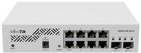 MIKROTIK ROUTERBOARD CSS610-8G-2S+IN MIKROTIK ROUTERBOARD CSS610-8G-2S+IN