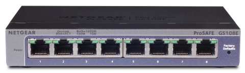 SWITCH NETGEAR GS108E-300PES/400EUS SWITCH NETGEAR GS108E-300PES/400EUS