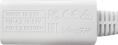 MIKROTIK INJECTOR (RBGPOE) MIKROTIK INJECTOR (RBGPOE)