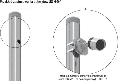 UCHWYT SŁUPOWY ATS US H-D-1