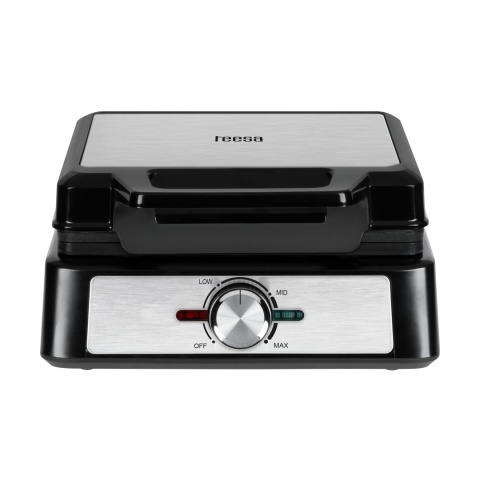 Gofrownica 2 gofry 1600W inox regulacja mocy Teesa