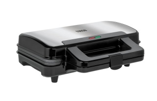 Gofrownica 2 gofry kwadraty 1000W Teesa duża moc nieprzywierająca powłoka