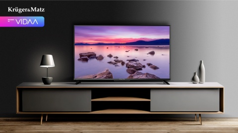 Telewizor 40'' Kruger&Matz FHD SMART TV VIDAA 3xHDMI USB DVB-T2 H.265 HEVC
