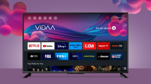 Telewizor 40'' Kruger&Matz FHD SMART TV VIDAA 3xHDMI USB DVB-T2 H.265 HEVC