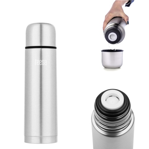 Termos turystyczny Teesa 500 ml stal nierdzewna 25 cm Termos turystyczny Teesa 500 ml stal nierdzewna 25 cm