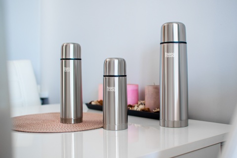 Termos turystyczny Teesa 500 ml stal nierdzewna 25 cm Termos turystyczny Teesa 500 ml stal nierdzewna 25 cm