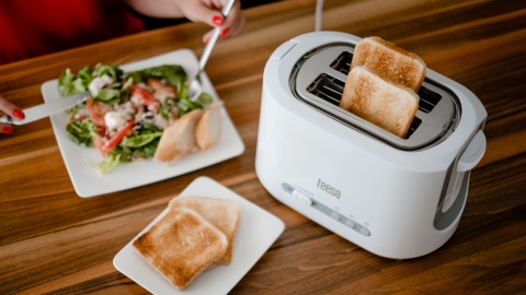 Toster Teesa 850W 2 tosty 7 ustawień tacka ruszt