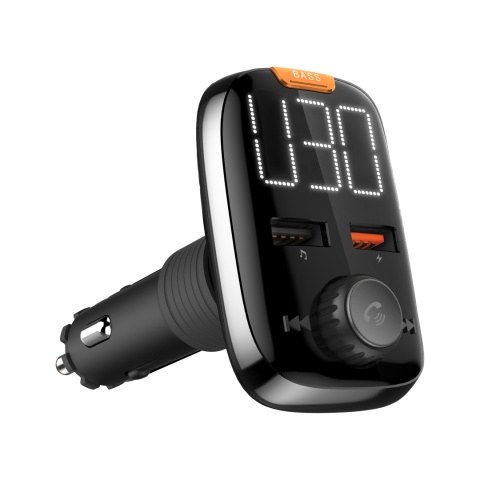 Transmiter FM Bluetooth 5.0 2xUSB AUX ładowarka QC