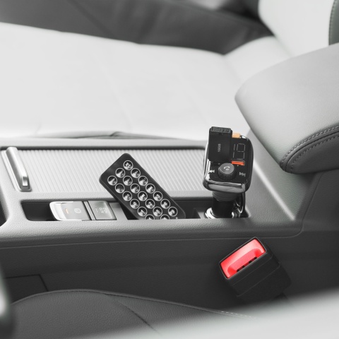 Transmiter FM Bluetooth 5.0 2xUSB AUX ładowarka QC