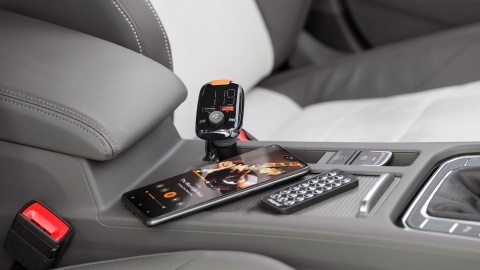 Transmiter FM Bluetooth 5.0 2xUSB AUX ładowarka QC