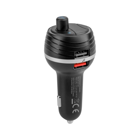 Transmiter FM Bluetooth 5.0 2xUSB SD ładowarka QC Transmiter FM Bluetooth 5.0 2xUSB SD ładowarka QC