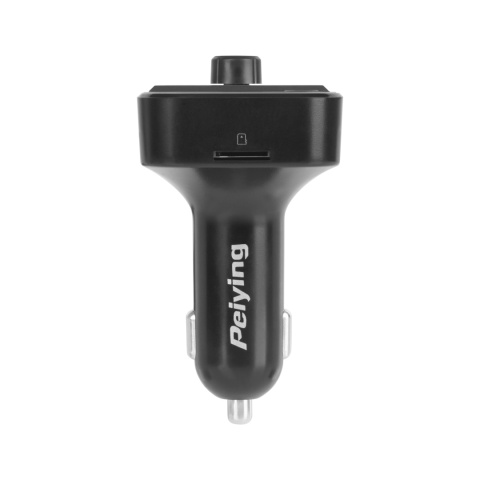 Transmiter FM Bluetooth 5.3 2xUSB SD ładowarka QC Peiying