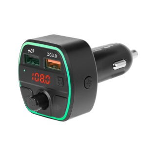 Transmiter samochodowy Bluetooth 5.0 2xUSB LED 12 - 24 V Peying