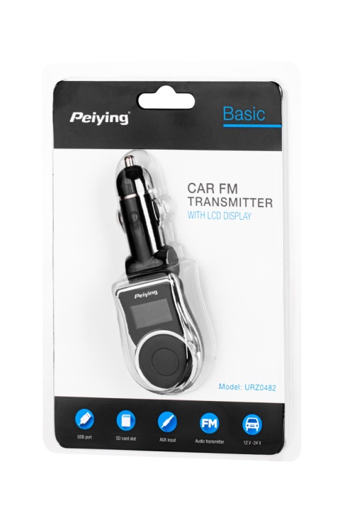 Transmiter samochodowy FM Peiying