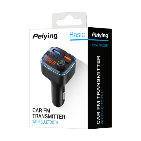 Transmiter samochodowy FM z funkcją Bluetooth odbiornik dźwięku Peiying