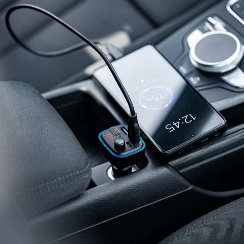 Transmiter samochodowy FM z funkcją Bluetooth odbiornik dźwięku Peiying
