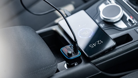 Transmiter samochodowy FM z funkcją Bluetooth odbiornik dźwięku Peiying