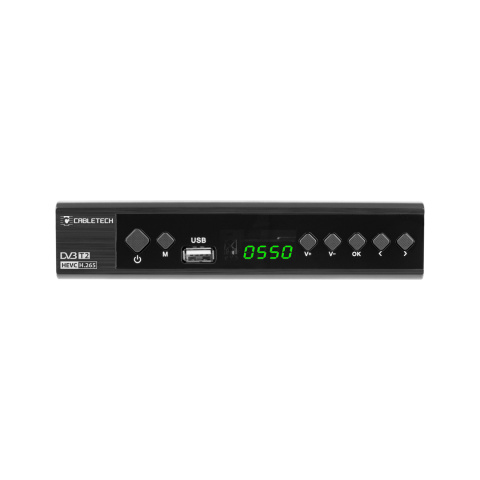 Tuner DVB-T2 DVB-C Hevc H.265 10bit dekoder tv naziemnej Cabletech